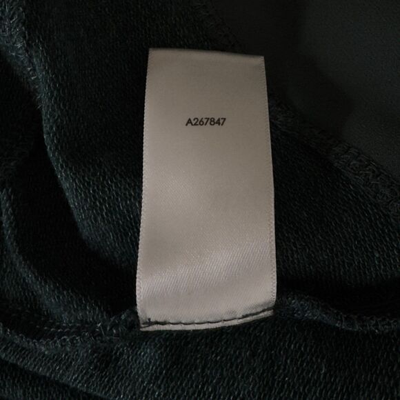 LOGO Lounge Lori Goldstein French Terry Tunic Top Green Women's Size Large - Picture 5 of 7